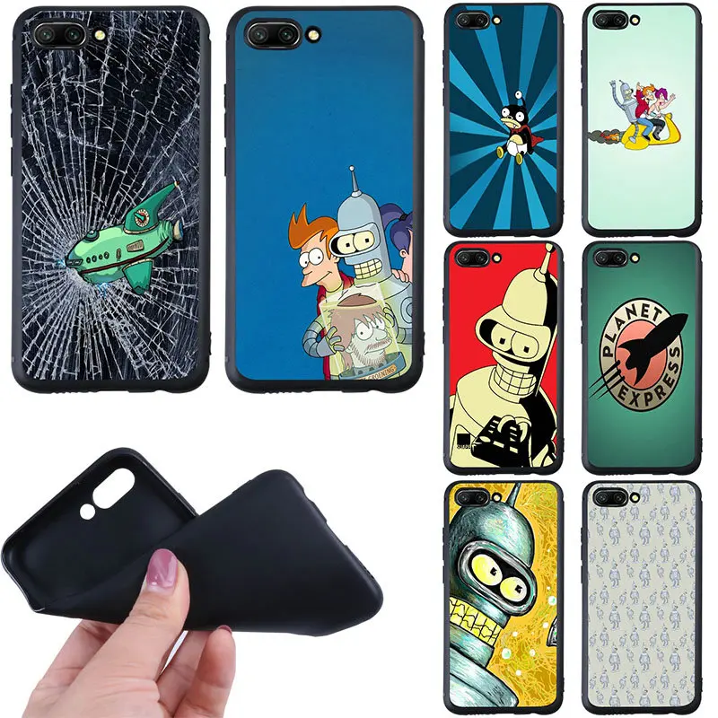 

Bender Bending Rodriguez Soft TPU Silicon for Huawei P8 P10 P20 P30 Mate 10 20 Pro Honor 6A 7A 7X 8A 8X 8C 9 10 Lite