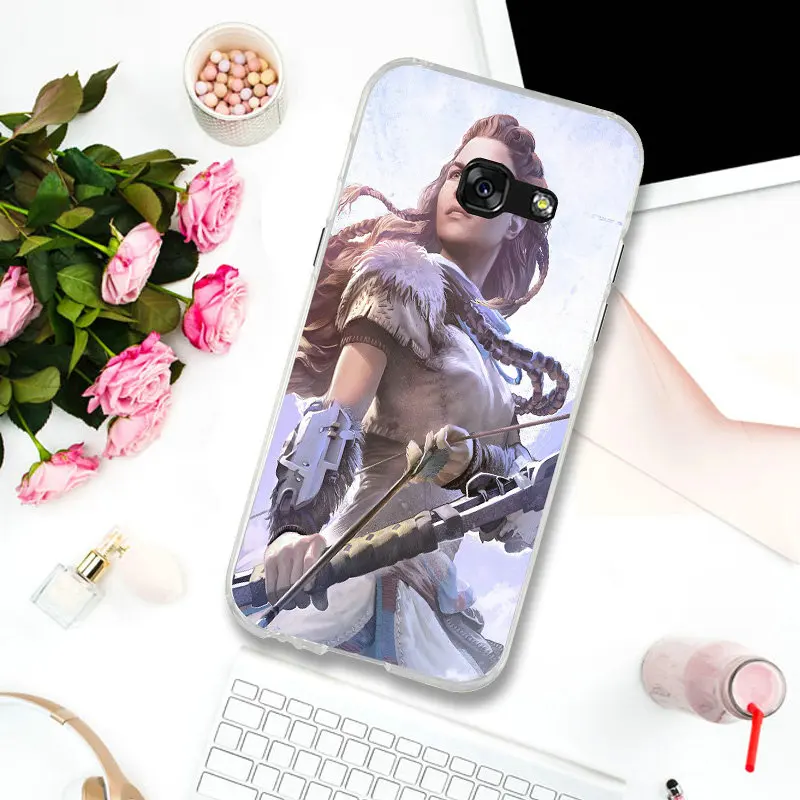 Aloy Horizon Zero Dawn Мягкий ТПУ прозрачный мобильный телефон чехлы для Samsung Galaxy A3 A5 A7 J3 J4 J5 J6 J7 J8