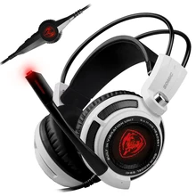 Somic G941 Professional Gaming Headset 7.1 Surround Sound Vibration Function USB Gaming Headphone for PC Gamer