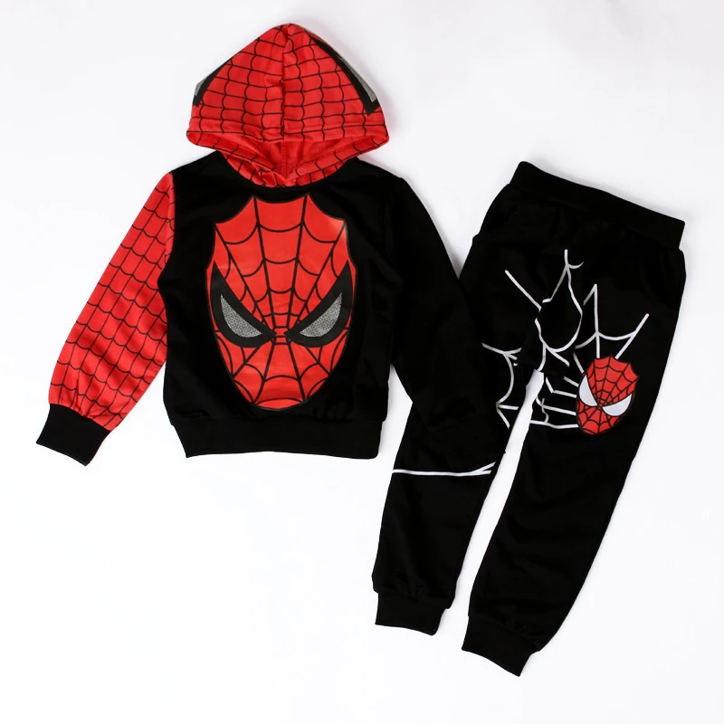 Spiderman Sport Suit Baby Boys Clothing Sets Spring Spider Man Kids