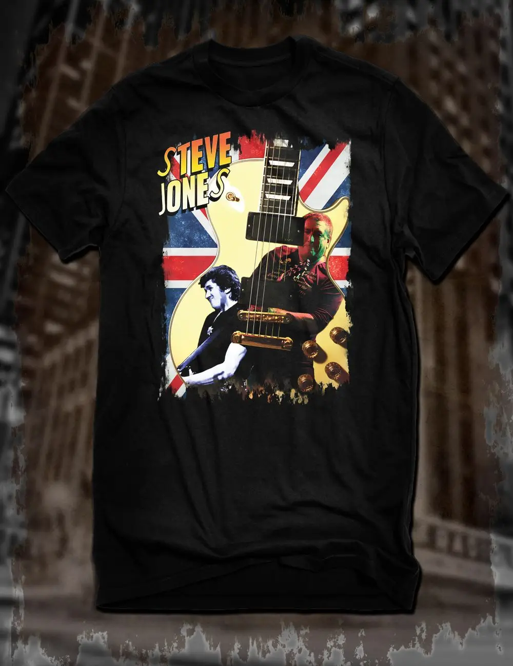 Новый черный Стив Джонс Guitar Hero Футболка Sex Pistols Ти панк рок звезда анархии