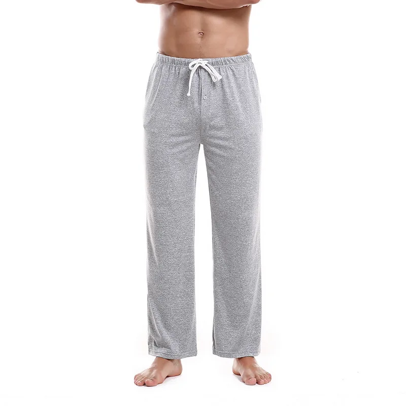 MoneRffi, мужские одноцветные удобные пижамные штаны, мужские осенние длинные домашние штаны, одежда для сна, мужские повседневные свободные брюки, Homme Pajama
