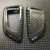 Genuino 100% Carbon Fiber Car Auto Titular de Piel Cubierta de la Caja Dominante Alejada Fob Shell Para BMW X5 X6 F15 F16