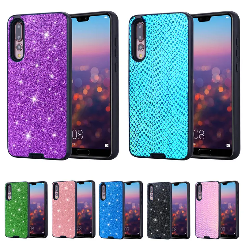 Противоударный чехол для Huawei P20 Lite P20Pro блестящий Pro телефона P20Lite