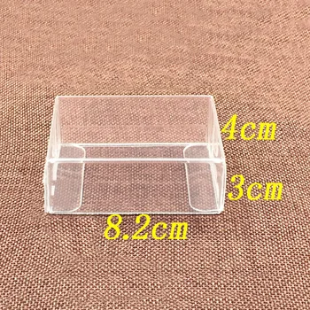 

8.2x4x3cm High Quality PVC Box Thick 0.47mm Transparent Plastic Boxes Products Car Model Display Box Packaging Gift Box 50pcs