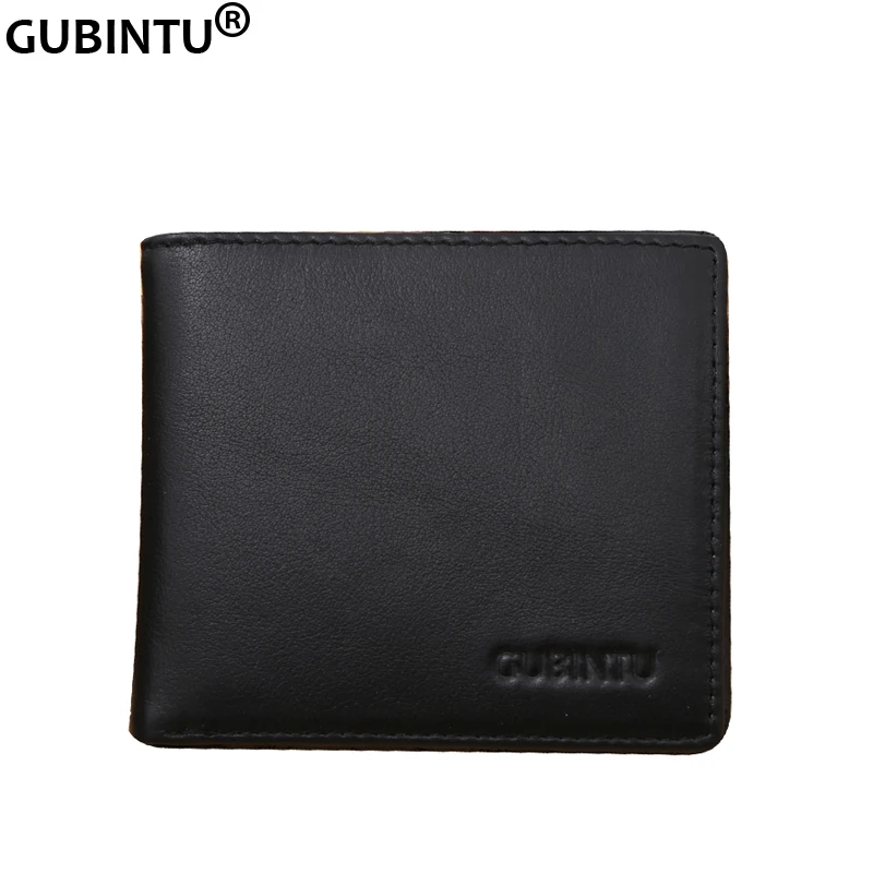 

RFID Blocking Secured Top Grain Leather Mens Wallet Bifold ID Holder genuine leather wallet monederos carteras hombre ZC363