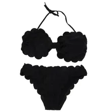 Женский сексуальный комплект бикини Съемный Холтер Мягкий Кружевной Край Купальники Купальник