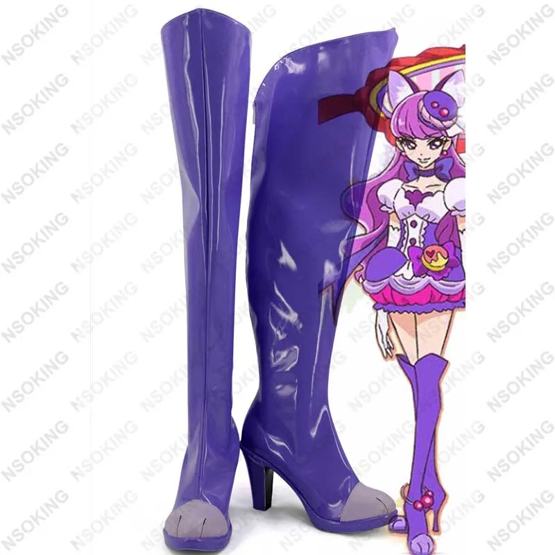 Женские сапоги для косплея KiraKira Pretty Cure A La Mode Macaron | Тематическая одежда и униформа