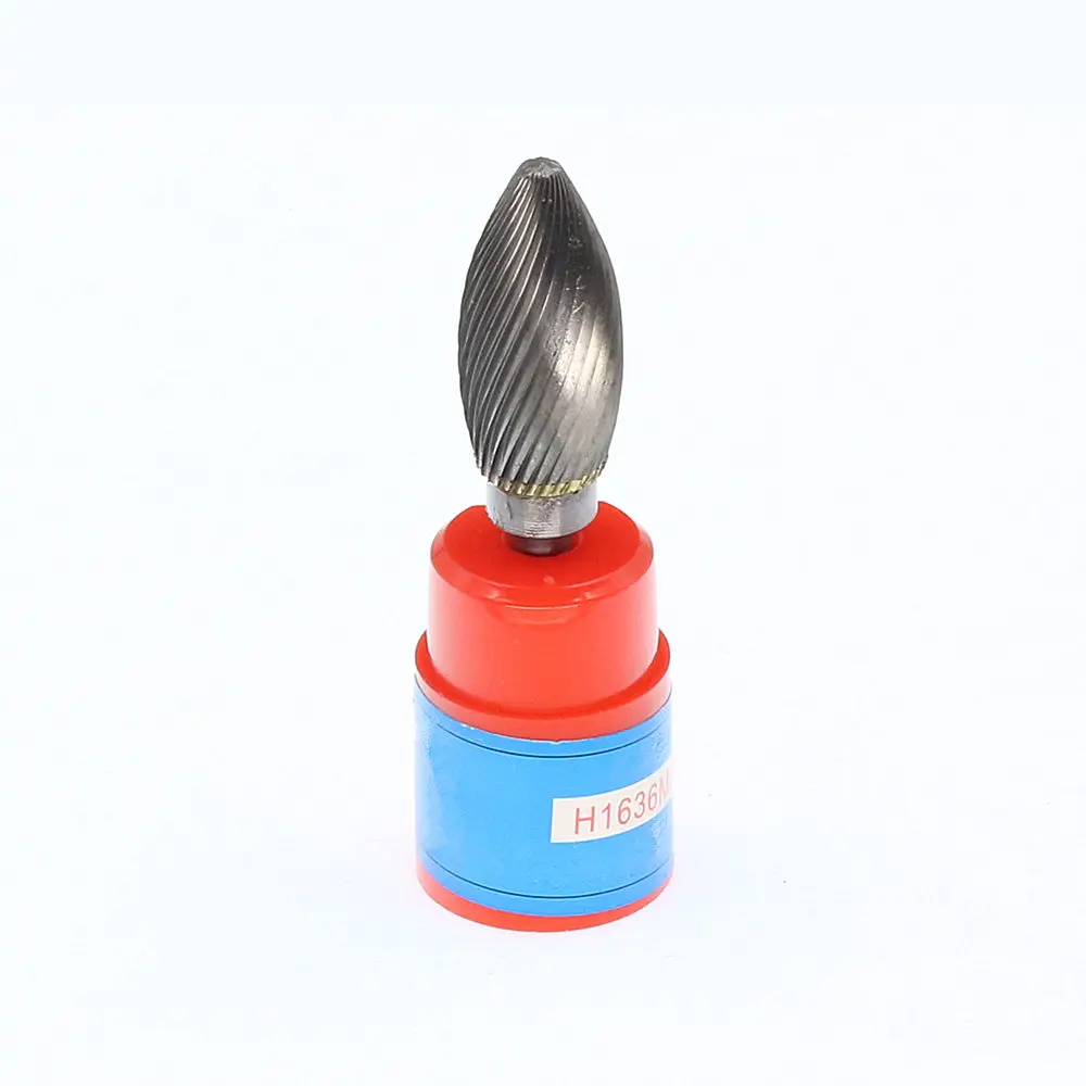 

Head 16mm,Torch-shaped,carbide rotary burrs, rotary burrs, deburring with rasp, carbide burrs, carbide grinding. H1636M06
