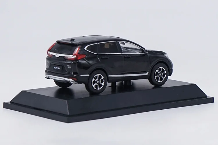 1:43 литья под давлением модель для Honda CR-V 2017 черный Внедорожник сплава игрушка миниатюрный коллекция подарки CRV CR V автомобиля