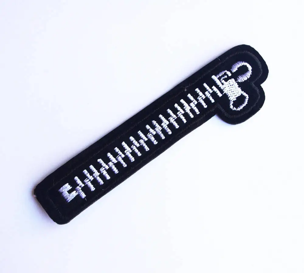

2Pcs Zipper Patches Iron on Sewing Applique Clothes Shoes Bags Decoration Patch Apparel DIY Sewing Accessorie