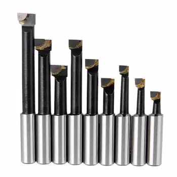 

9pcs F1 Type Durable Hard Alloy Shank Boring Bar Set Carbide Tipped Bars