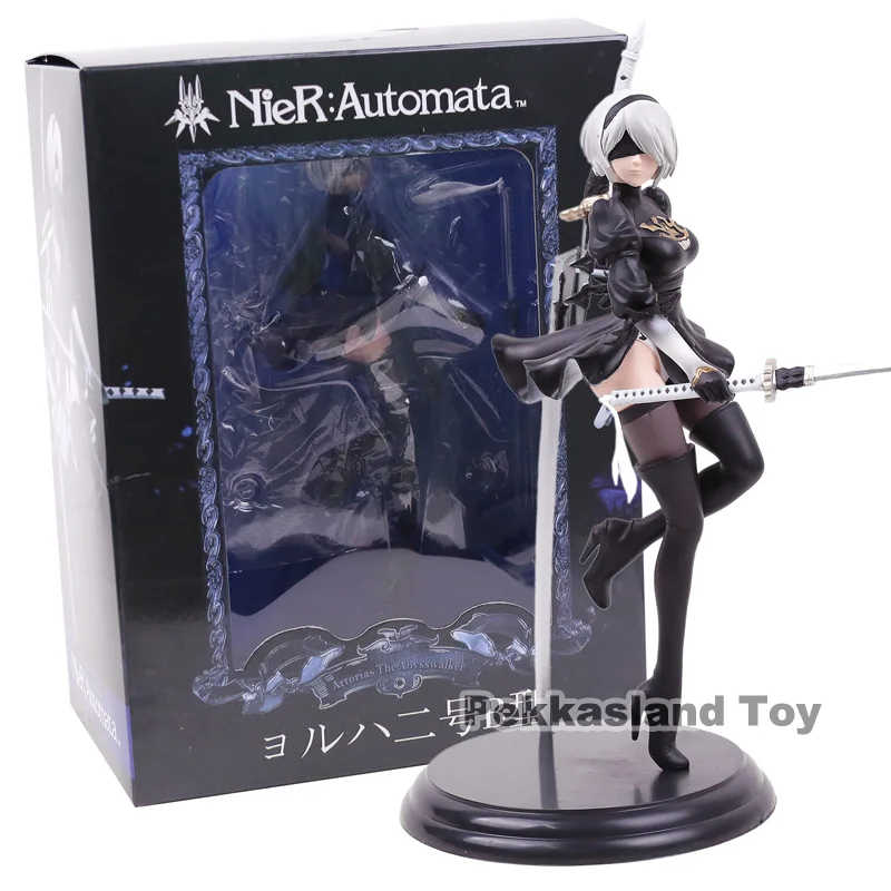 Anime Game NieR Automata YoRHa No. 2 Type B 2B PVC Action Figure Collection Model Toy Doll Brinquedos Anime Game NieR Automata YoRHa No. 2 Type B 2B PVC Action Figure Collection Model Toy Doll Brinquedos
