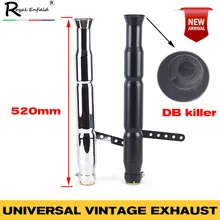 38 45 mm uniwersalne motocykle Retro Vintage klasyczny Fasion wydechowy z DB zabójca dla Chopper Bobber Cafe Racer VT500 SR400 W800