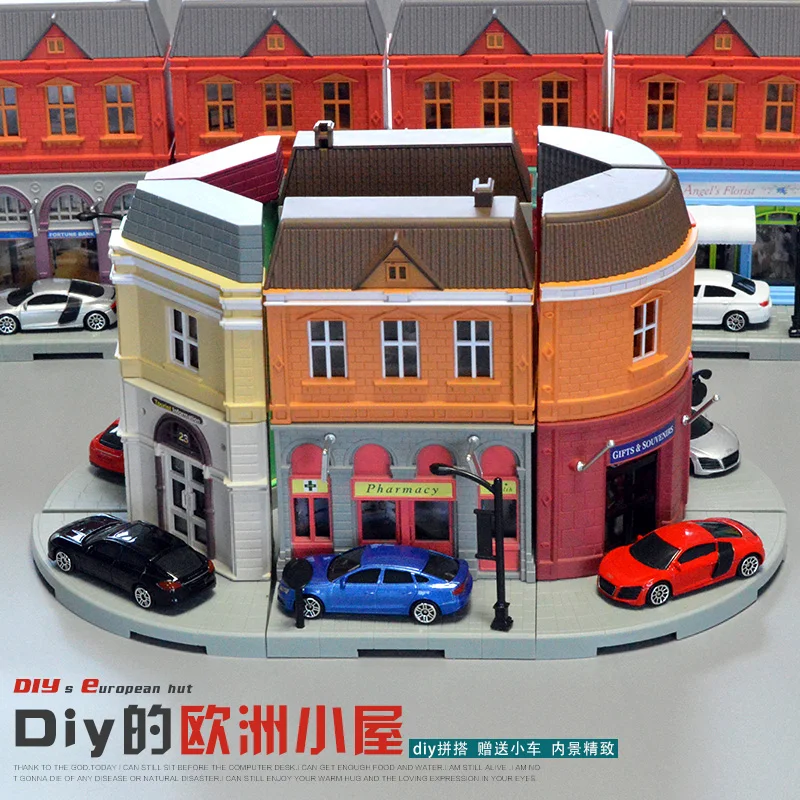 1 набор конструктор Город улица|model building|toy modelmodel city |