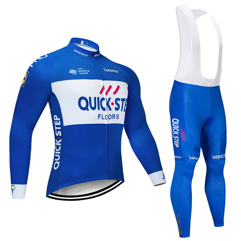 

2019 QUICK STEP NEW Cycling Jersey LONG sets cycling jersey 9D GEL custom made Ropa Ciclismo short Outdoor cycling wear team