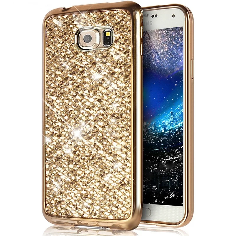Fashion Glitter Bling Case for Samsung Galaxy S8 Plus S7 edge S6 S5 S4 Mini A3 A5 2017 A7 J1 2016 J5 J7 Grand Prime G531H G530 |