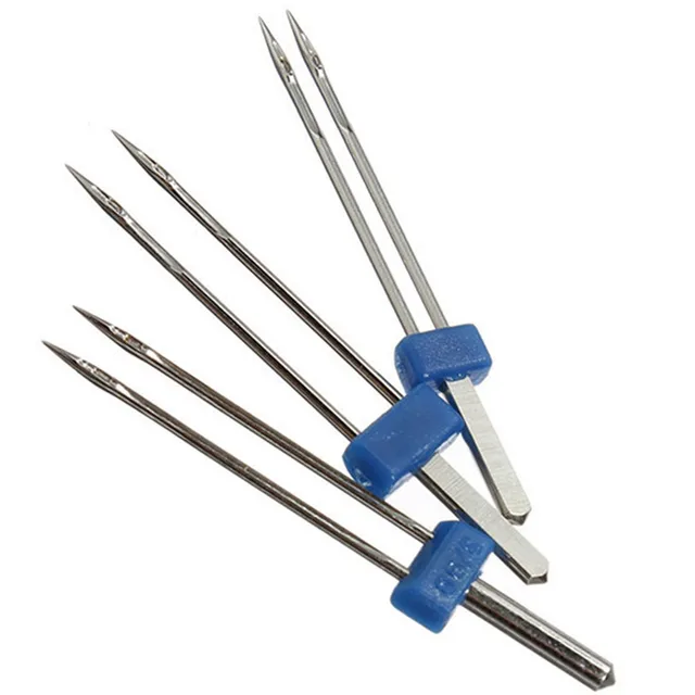 Hot sell Sewing Accessories Double Needle Size 2.0/90, 3.0/90, 4.0/90 Sewing Machine Needles Pins 1