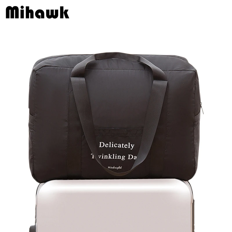 

Mihawk Polyester Travel Bag Women Carry-on Duffle Handbag Men Organizer Road Tote Luggage Packing Capacity Suitcase Accessories