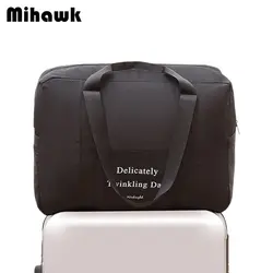 Mihawk полиэстер дорожная сумка Для женщин ручной клади вещевой сумки Для мужчин Организатор Road сумка для путешествий упаковка Ёмкость