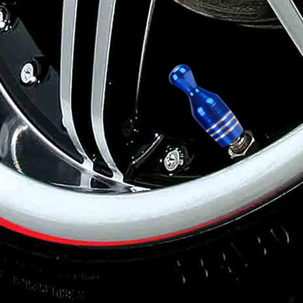 4 шт Боулинг алюминиевый сплав клапанные крышки стволовых клапанов автомобилей мотоциклов стволовых клапанов