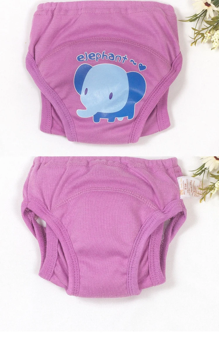 lovely baby underwear baby boys and girls training pants cartoon animal print (9)