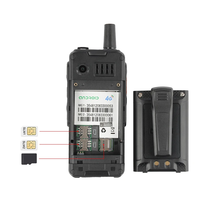 7S + Zello Walkie Talkie Touch мобильный телефон IP65 Водонепроницаемый смартфон MTK6737M