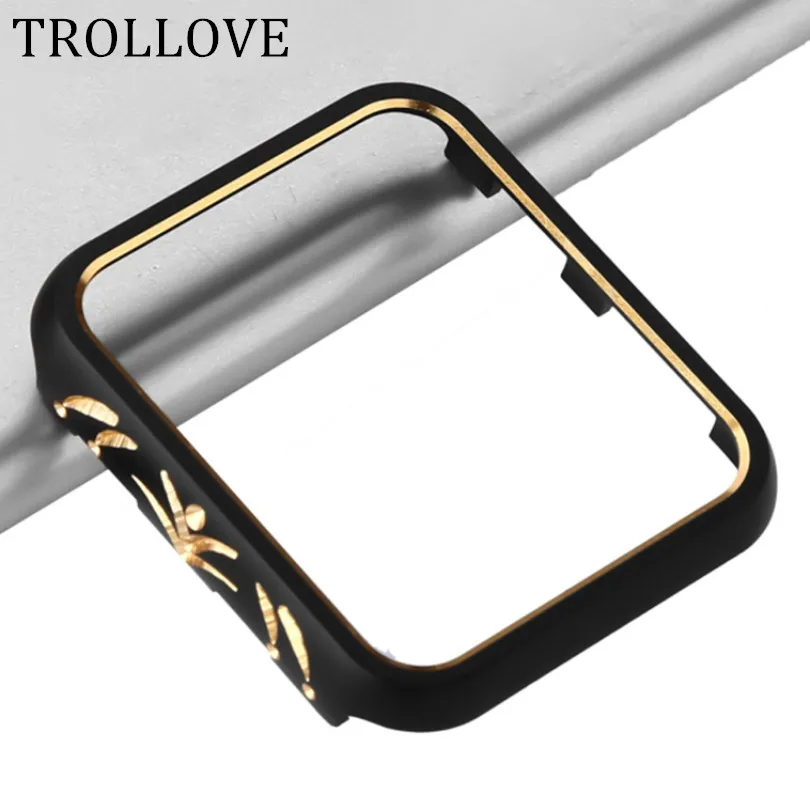 Dual Colors Protective Aluminum Metal Alloy Frame Case for Apple Watch Case Series 1 2 3 38mm 42mm Cover Perfect Match Bumper