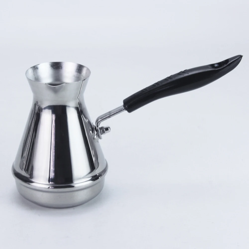 Высококачественная Кофеварка из нержавеющей стали с длинной ручкой, кофейник Mocha Cappuccino, бутылка, чайник, аксессуары для кухонных инструментов