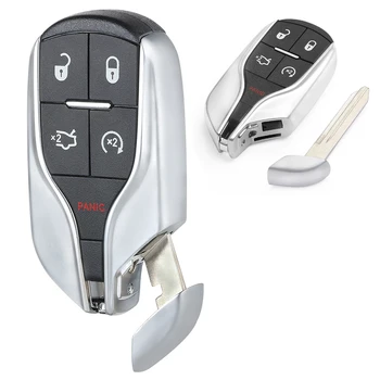 Keyforkess per Chrysler 300, per Dodge Challenger caricabatterie Dart Durango aggiornato 4 1 5 pulsanti telecomando custodia Shell Fob 4 Keyforkess per Chrysler 300, per Dodge Challenger caricabatterie Dart Durango aggiornato 4 1 5 pulsanti telecomando custodia Shell Fob - KEYECU per Chrysler 300 per Dodge Challenger caricabatterie Dart Durango aggiornato 4 1 5 pulsanti