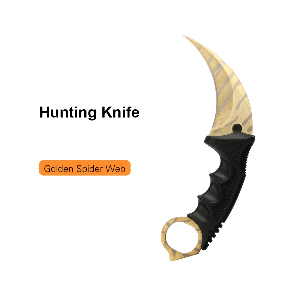 JelBo походный охотничий нож с ножной Karambit нож портативный карманный складной нож лезвие из нержавеющей стали - Цвет: Gold Stripes