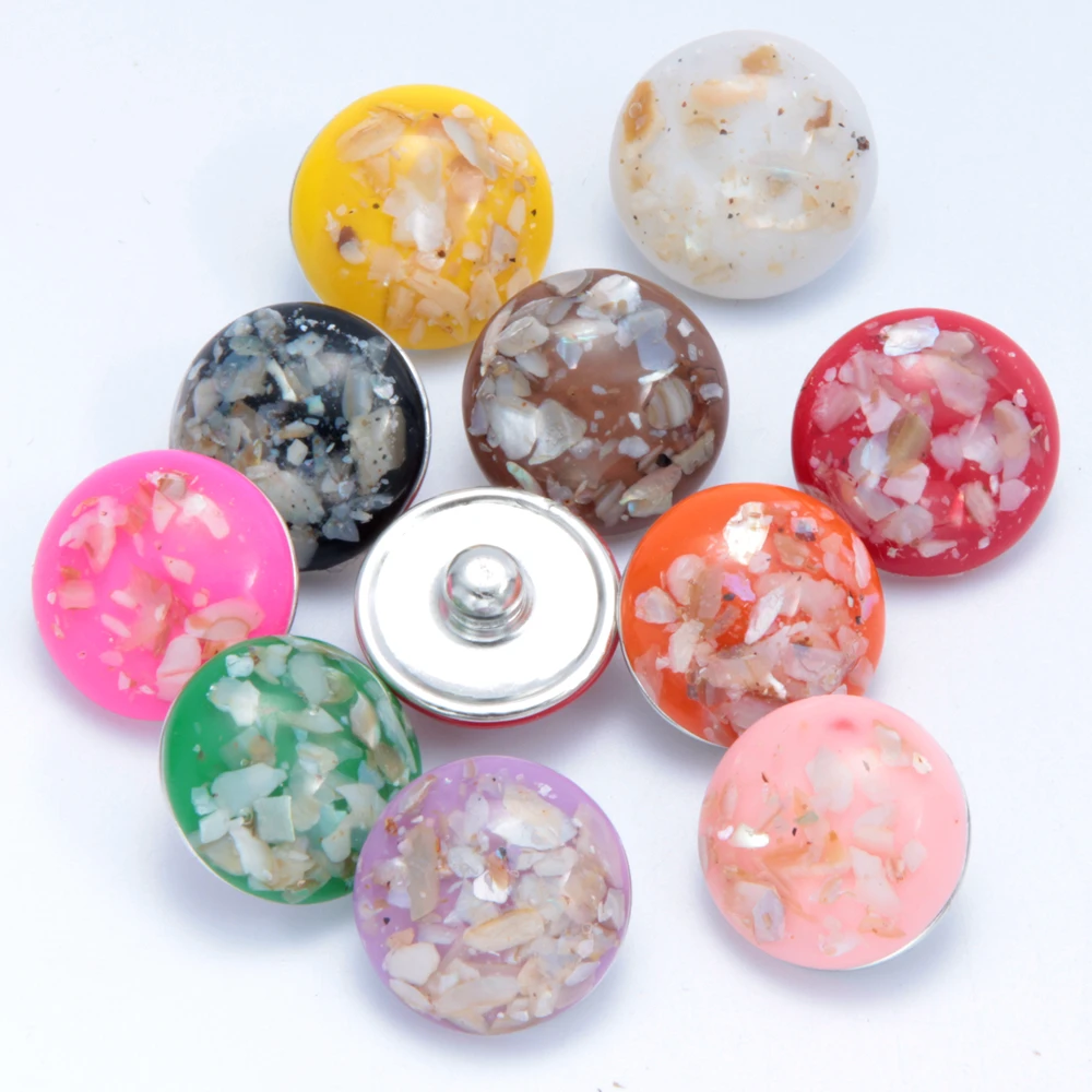 

New resin Snap Jewelry 18mm Snap Buttons DIY Buttons For Women TZ5016