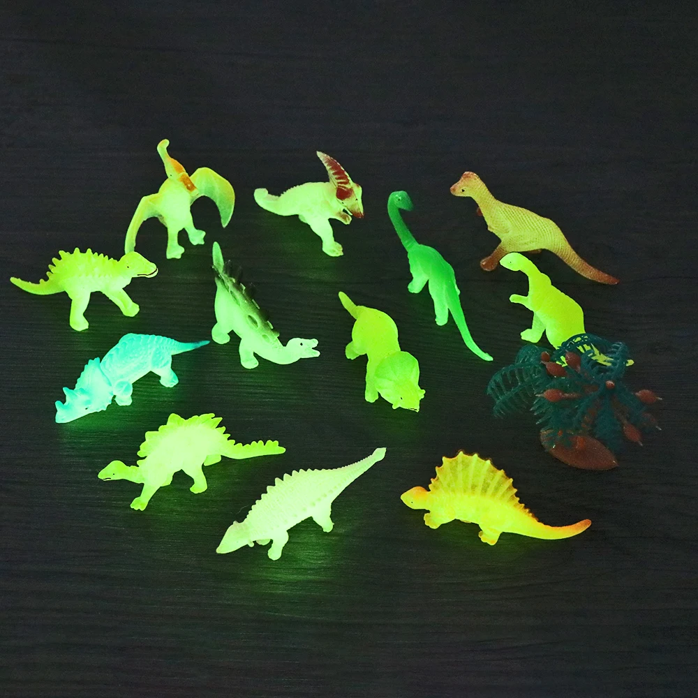 12pcs Mini Luminous Dinosaur Toy Jurassic Noctilucent Dinosaur Model Toys Kids Glow In The Dark Dinosaurs Best Gift For Boys 12pcs Mini Luminous Dinosaur Toy Jurassic Noctilucent Dinosaur Model Toys Kids Glow In The Dark Dinosaurs Best Gift For Boys