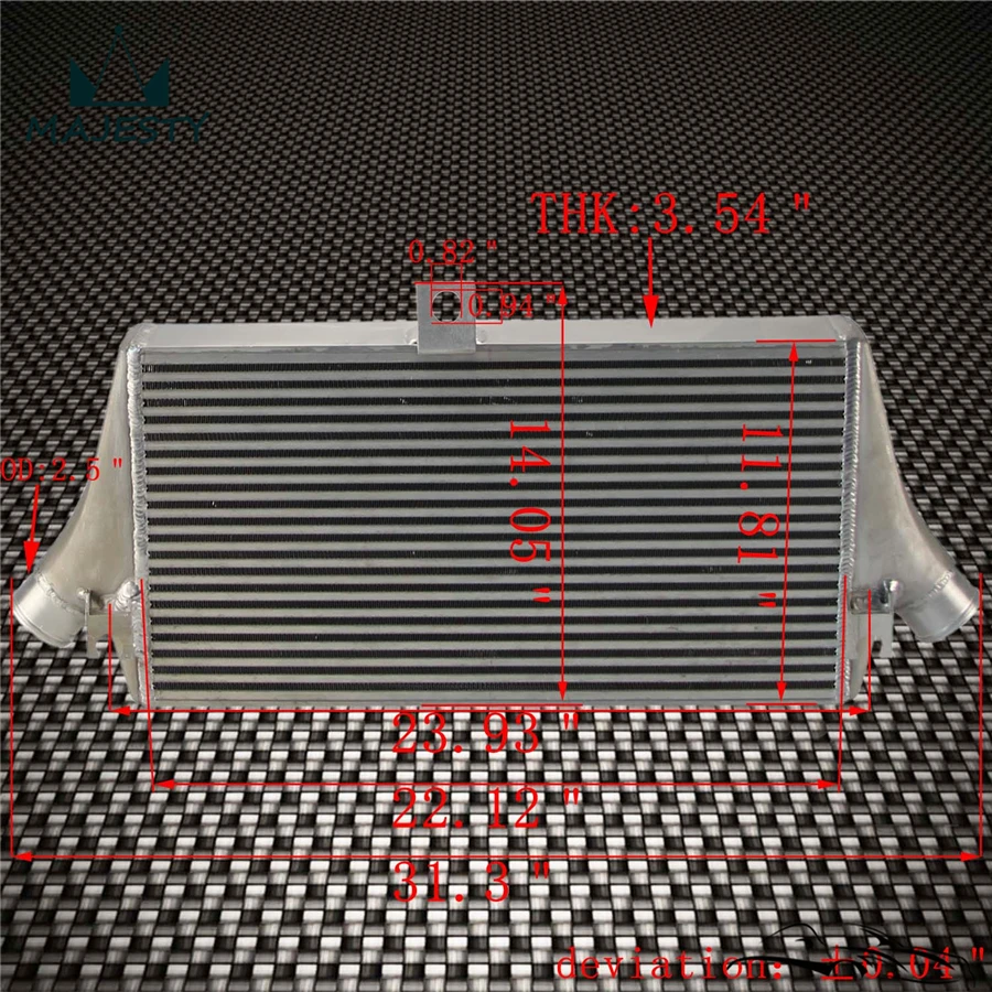 

Race Intercooler Kit Fits M*itsubishi Lancer Evolution 7/8/9 2.0L 01-06