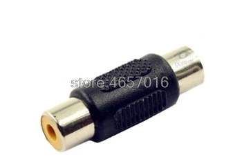 

50 pcs RCA Female to Female Audio Video Coupler plug jack CONNECTOR