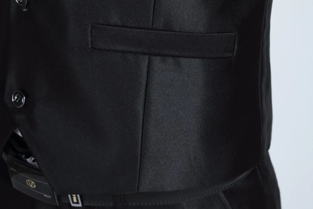 Бутик де фгг Китай SizeS-3XL блестящий черный цвет мужской строгий костюм жилеты для Свадебный вечерний для жениха жилет Terno Colete Masculino