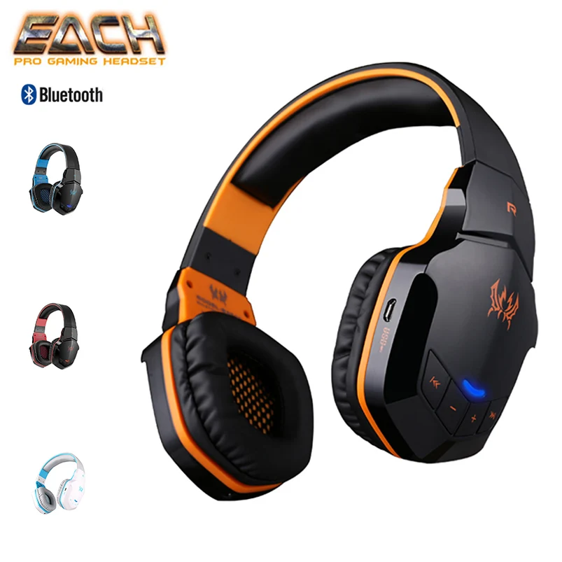 KOTION EACH Earphones Wireless Bluetooth Headset Sport Stereo Headphone For Phone Wireless Gaming Headset Bass HIFI Microphone