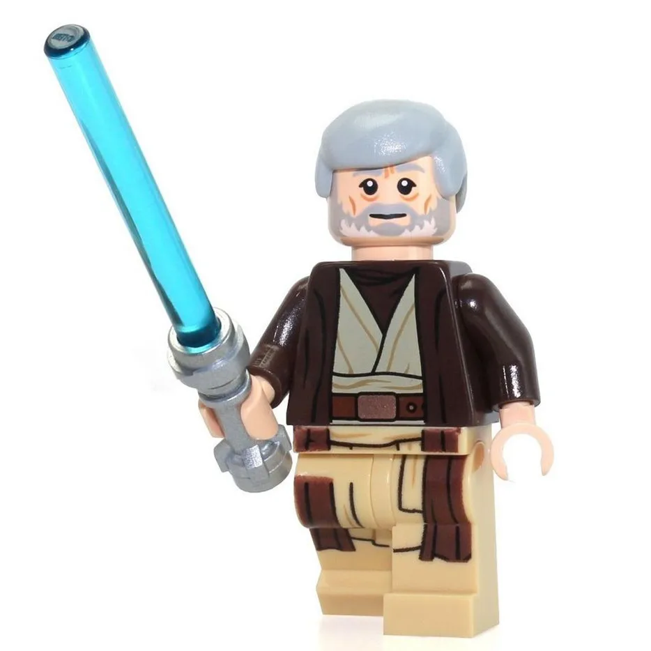 Koop Enkele Verkoop STER OORLOG Episode Jedi Master Obi Wan Kenobi SW552 minifig Luke Monteren Bouwstenen Kids Leren Geschenken Speelgoed