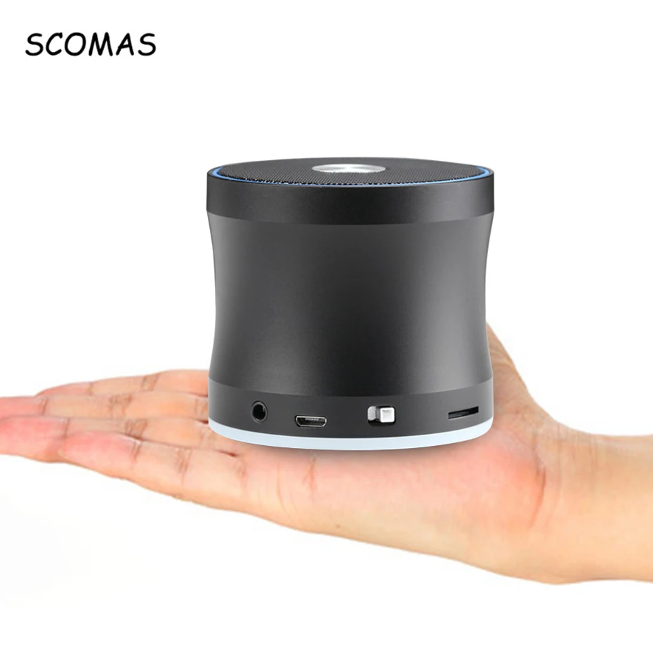 

SCOMAS Mini Speaker Portable Bluetooth AUX Speaker Wireless Outdoor Loudspeakers Support TF MP3 Music Player