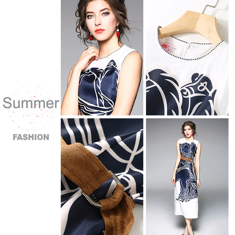 Aliexpress.com : Buy Spring Summer Fashion Women Dress with Belt Sexy O
