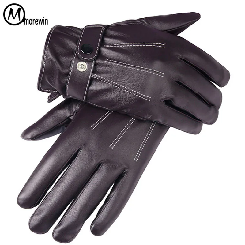 Morewin достойный водительские перчатки мужские кожаные перчатки Очаровательный джентльмен весна варежки для свиданий Весна теплые