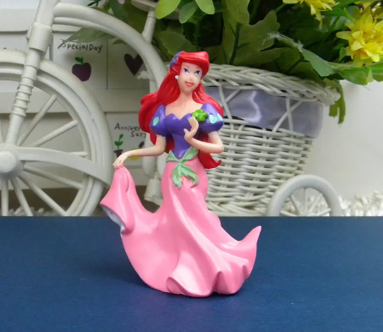 Disney Toys для детей 6 шт./компл. 8 см сказочная принцесса фигурки мини милые куклы Diy