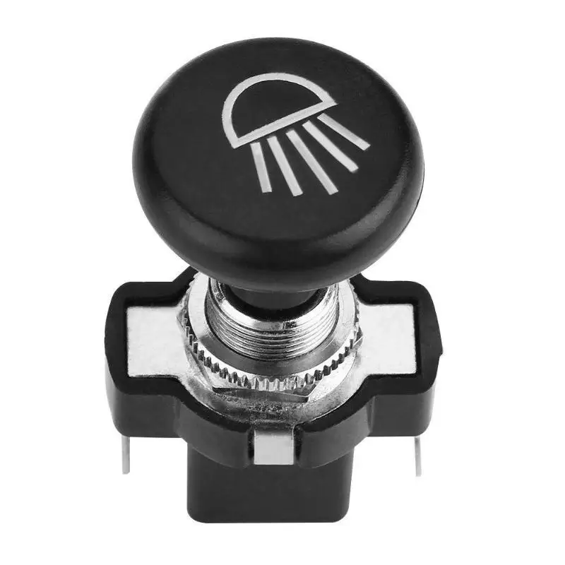 New 12V Car Auto Headlight Push Pull Light Switch For Golf Cart