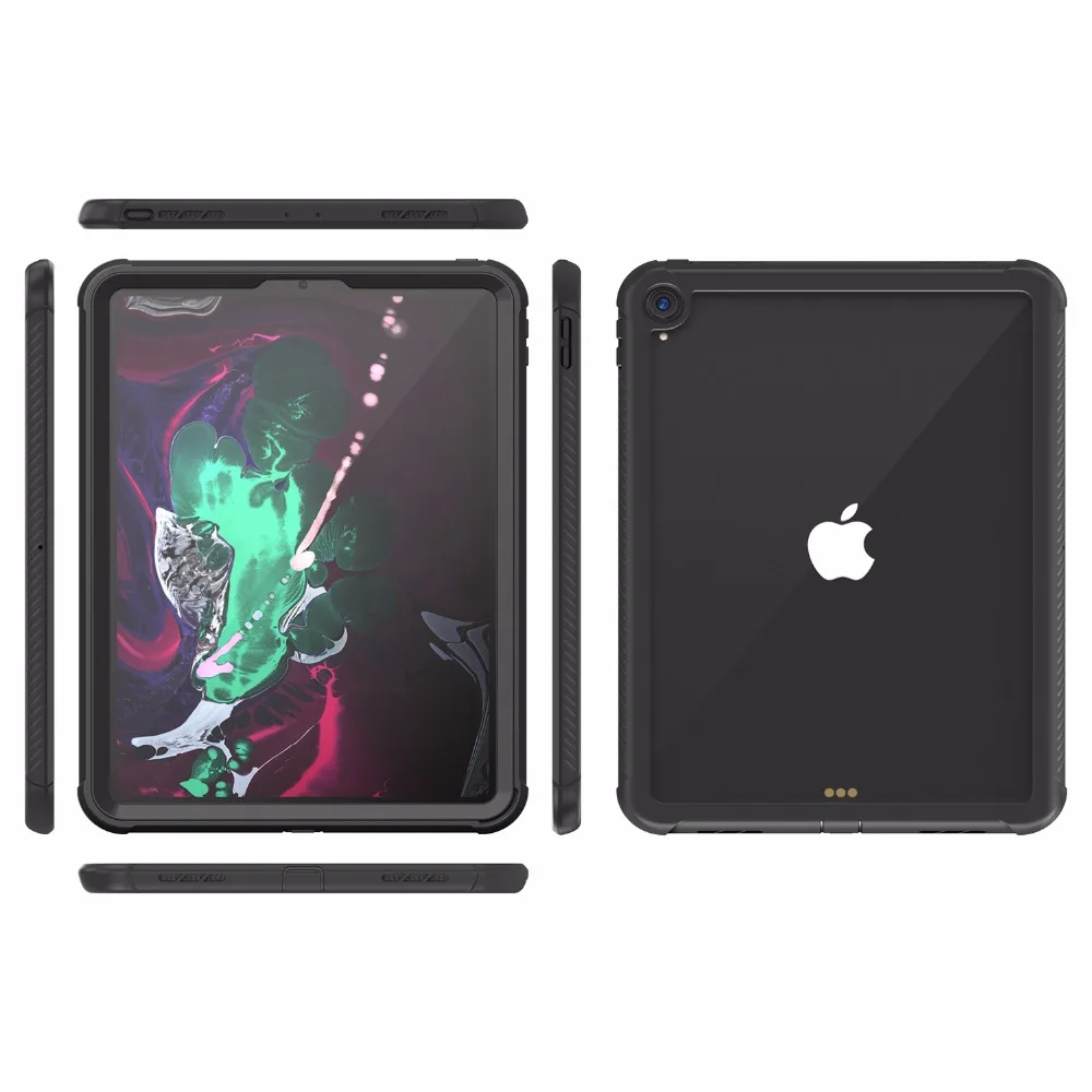 Для iPad Pro 11 дюймов чехол противоударный пылезащитный со встроенным экраном полный корпус прочный защитный чехол для iPad Pro 11 "прозрачный