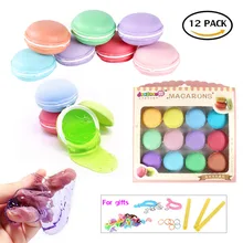 Macaroon Slime Kit,12 Pack Fluffy Slime Stress Relief Toy Jelly Toy Crystal Mud Clay Soft Squeeze Squishy Pudding Toy For Kids Macaroon Slime Kit,12 Pack Fluffy Slime Stress Relief Toy Jelly Toy Crystal Mud Clay Soft Squeeze Squishy Pudding Toy For Kids