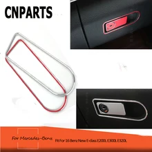 CNPARTS для Mercedes Benz W212 E Class AMG стайлинга автомобилей наклейки канавка коробка для хранения ключ круглая оправа аксессуары