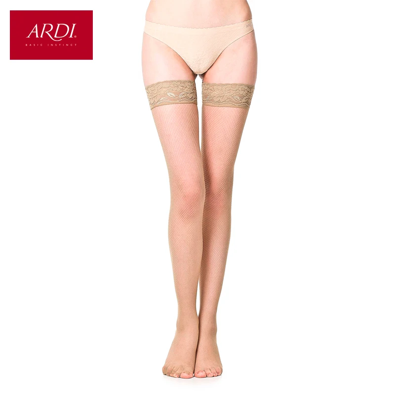 Чулки в сетку с кружевной резинкой ARDI|bas|fishnetfishnet lace |