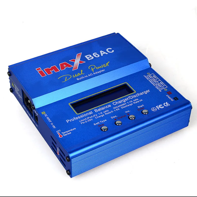 IMAX B6 AC 80 Вт B6AC Lipo NiMH 3 S/4S/5S RC зарядное устройство + EU US AU UK вилка питания