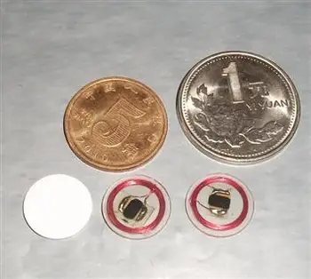 

RFID1501 125KHZ low frequency TK4100/EM4100 chip RFID coin card ID round card