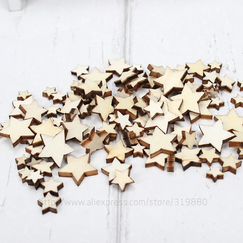 Круглые деревянные пуговицы TIANXINYUE 4 размера 100 шт. с лазерной маркировкой|clothing